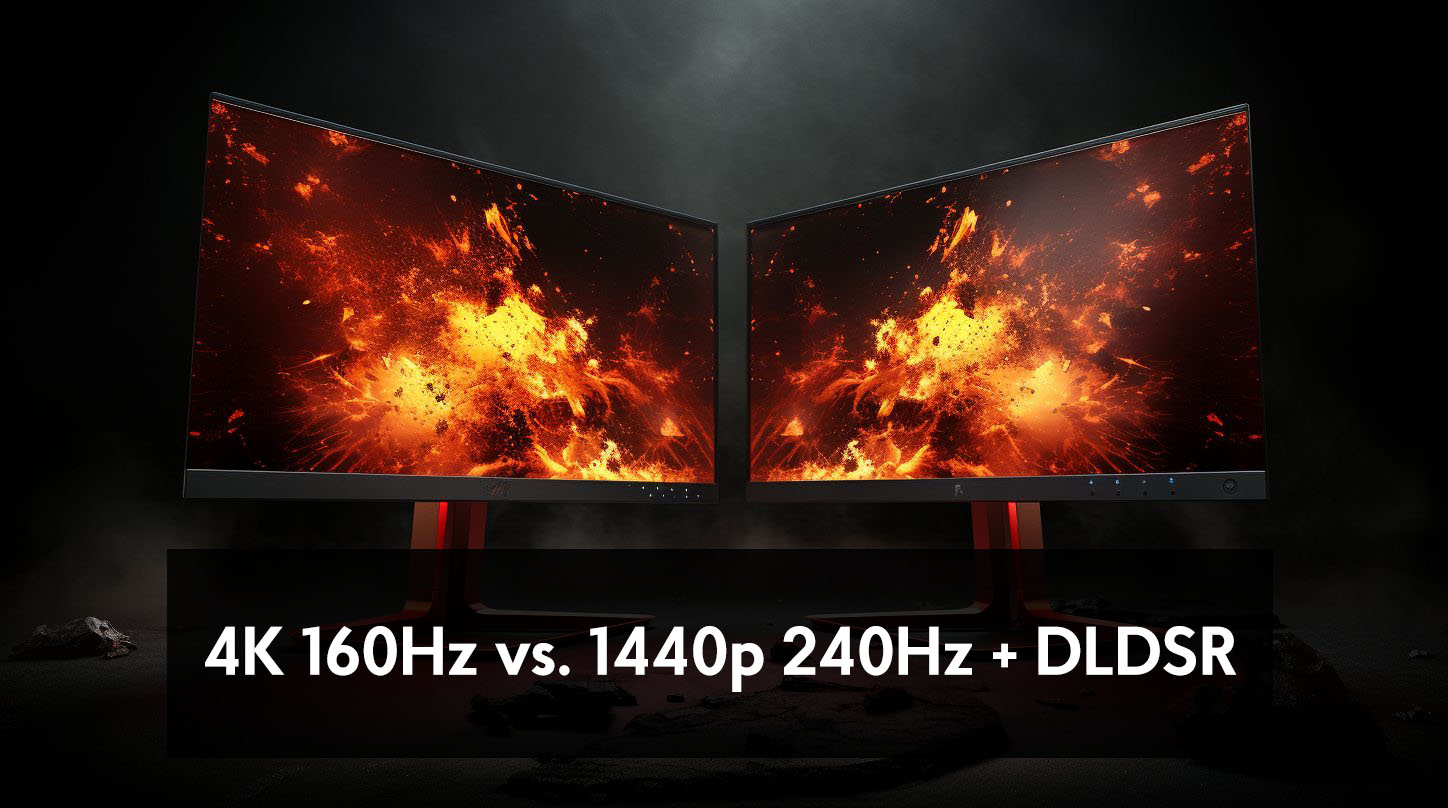 4K 160Hz vs. 1440p 240Hz + DLDSR: Monitor Dilemma