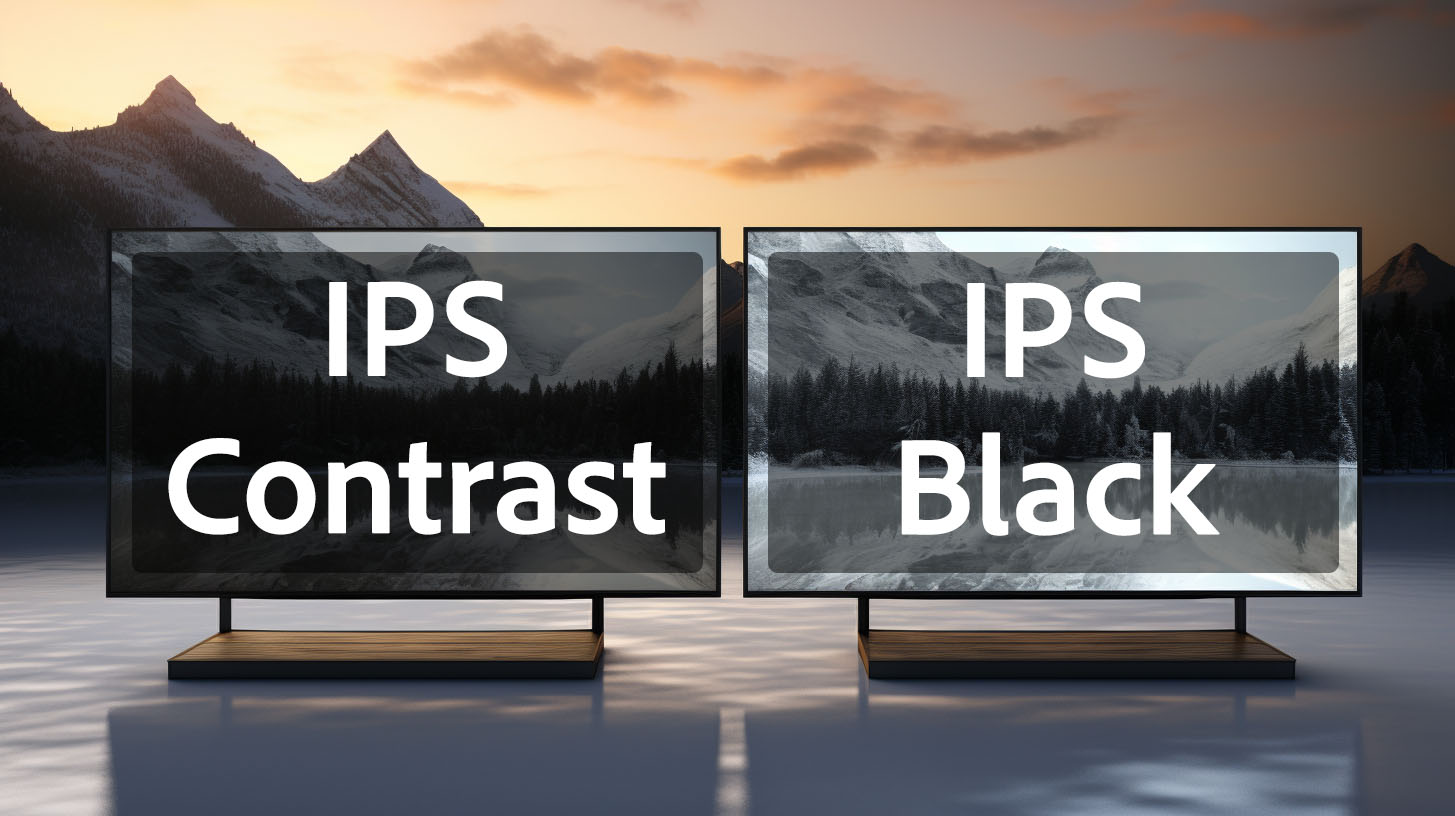 IPS Contrast Ratio: Black and Dark Scenes Limits