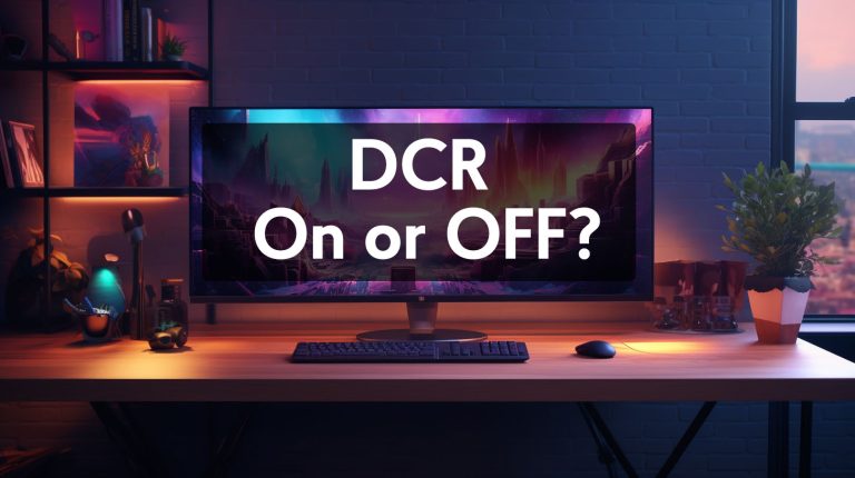 What Is Dcr On A Monitor On Or Off For Gaming 768x430 