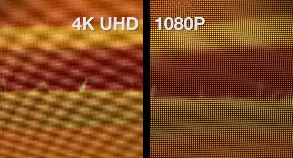 4K vs 1080p close-up