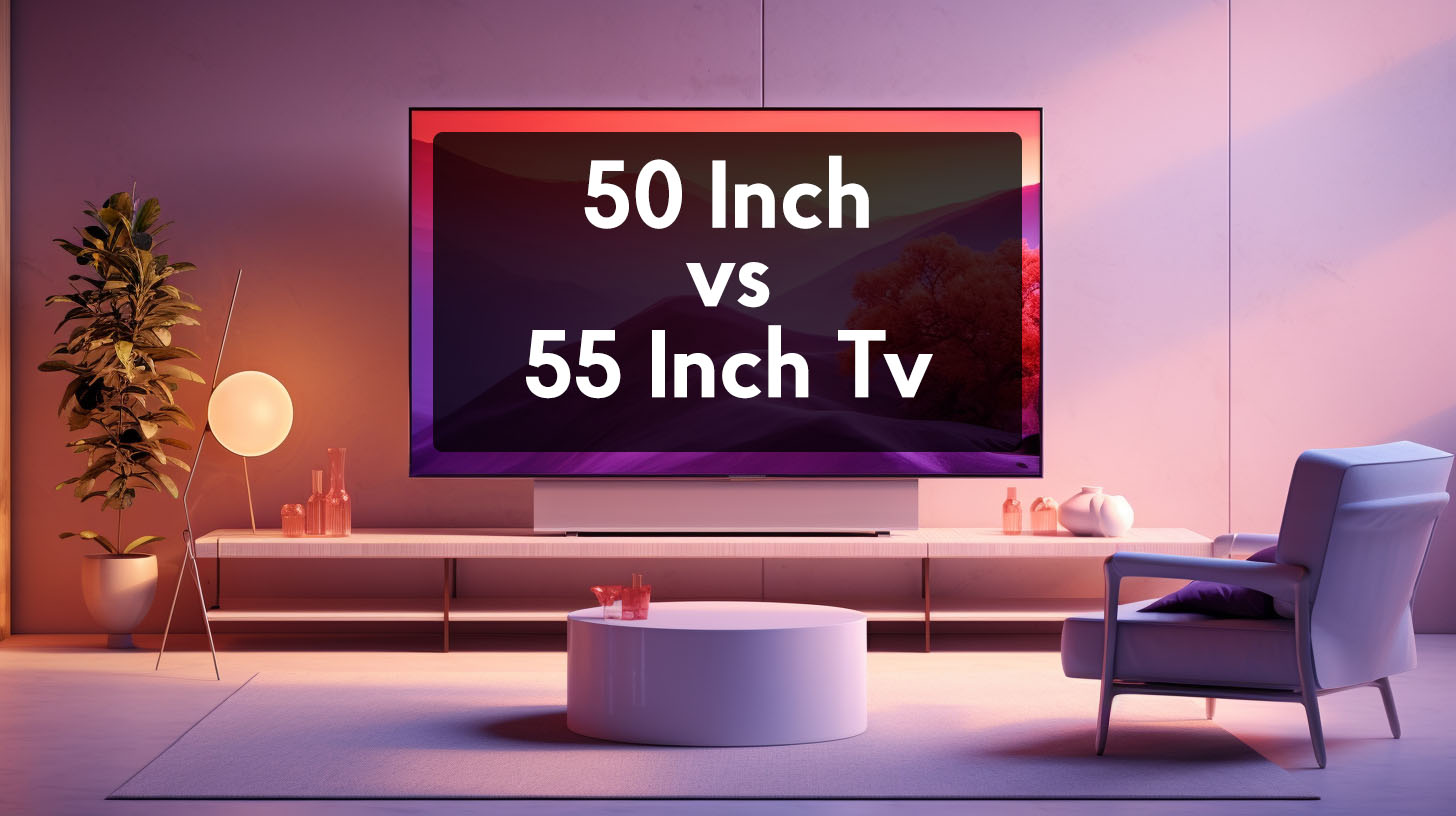 50 Inch Vs 55 Inch Tv Side By Side